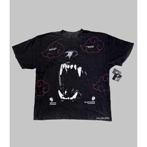 Darc Sport x Naruto Blood Clouds Kanji Premium Tee Men’s XL NWT